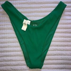 Brand New Aerie High Cut Cheekiest Bikini Bottoms